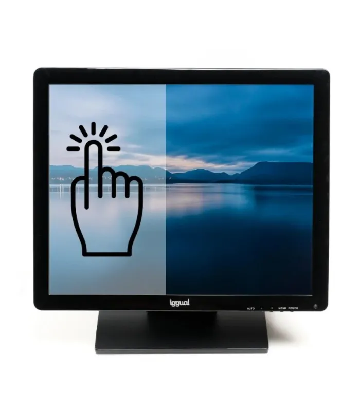 iggual Monitor táctil resistivo 19" USB VGA HDMI