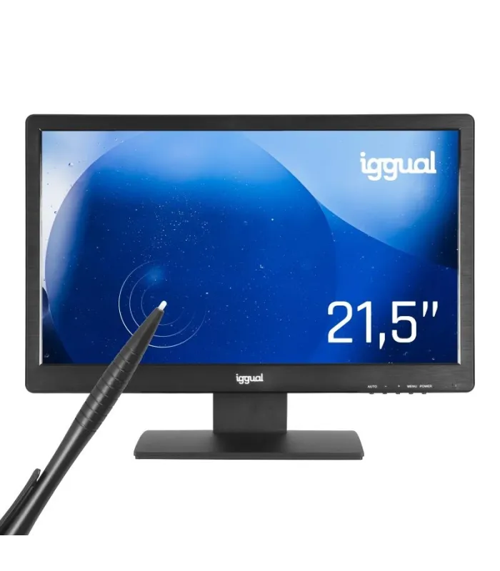 iggual Monitor táctil resistivo 21,5" 16:9 FHD