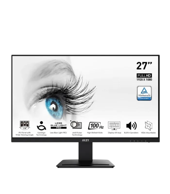 MSI MP273A Monitor 27" IPS FHD 100hz VGA DP HDMI M