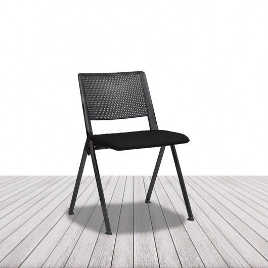 Silla Revolution de Limobel, de cuatro patas sin brazos, apilable. vista 3