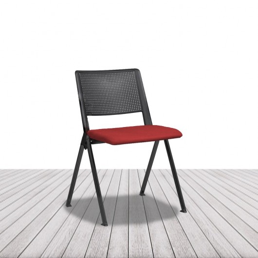 Silla Revolution de Limobel, de cuatro patas sin brazos, apilable. vista 4