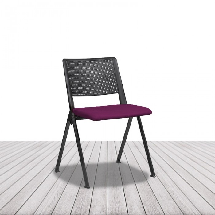 Silla Revolution de Limobel, de cuatro patas sin brazos, apilable. vista 7