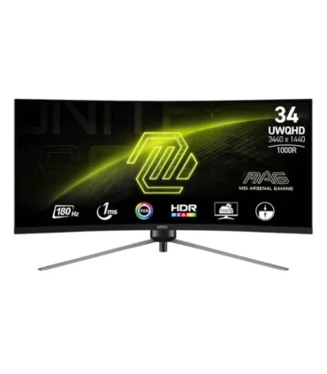 MSI MAG345CQR Monitor34"Gaming WQHD 180h DP HDMI C