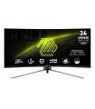 MSI MAG345CQR Monitor34"Gaming WQHD 180h DP HDMI C