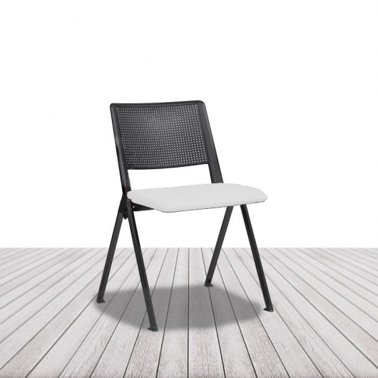 Silla Revolution de Limobel, de cuatro patas sin brazos, apilable. vista 12