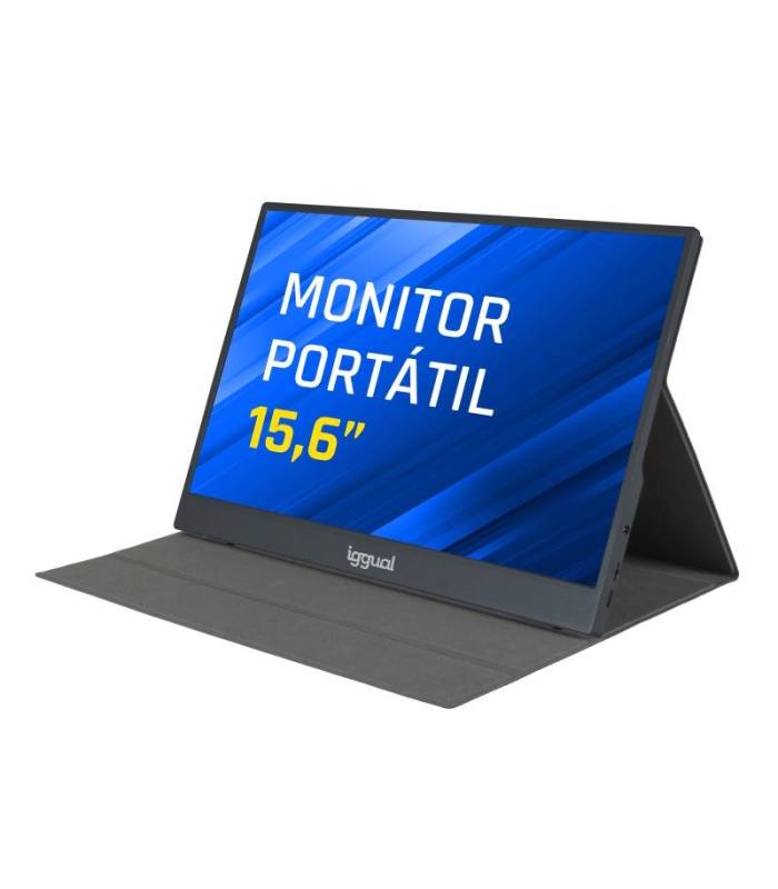 iggual Monitor port&aacute;til 15,6" IPS FHD USB-C funda