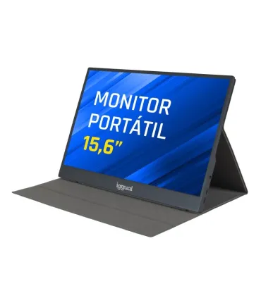 iggual Monitor portátil 15,6" IPS FHD USB-C funda