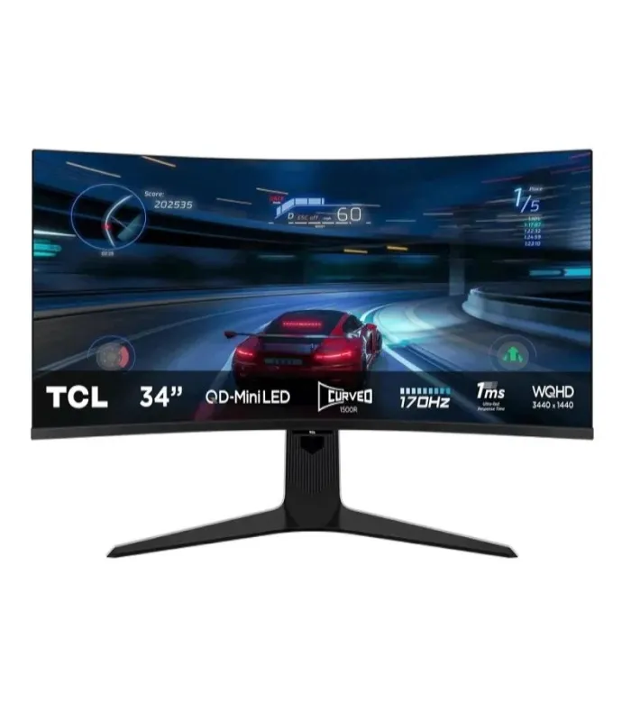 TCL 34R83Q Monitor 34" MiniLed 4K 170Hz 1ms Curv