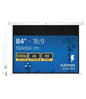 iggual Pantalla eléctrica 16:9 84" 184x104 cm