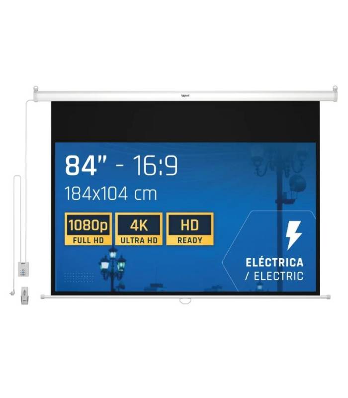 iggual Pantalla el&eacute;ctrica 16:9 84" 184x104 cm