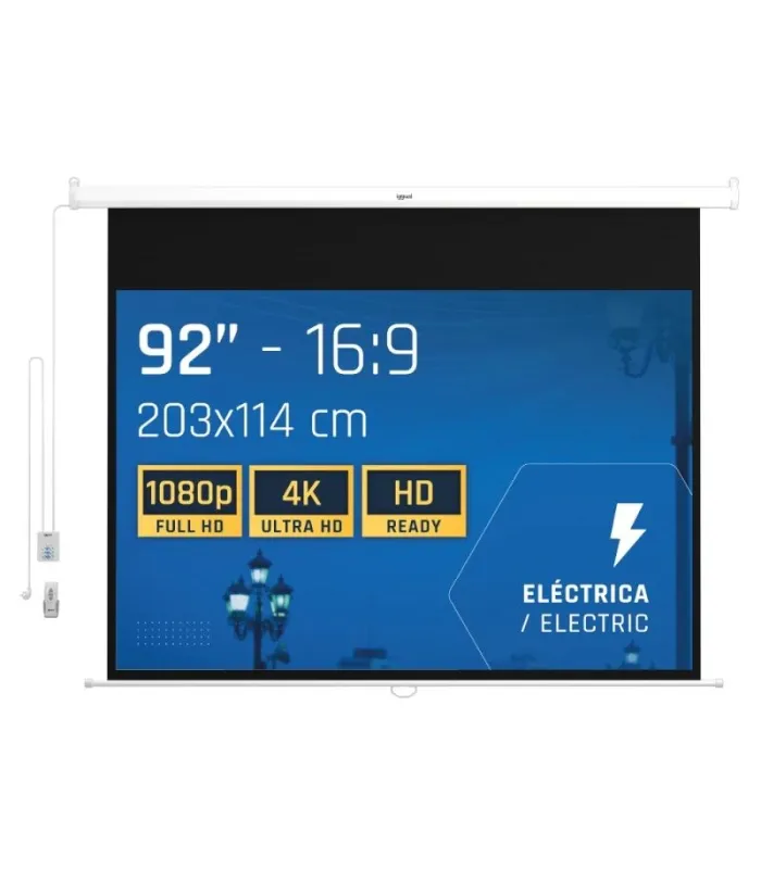 iggual Pantalla eléctrica 16:9 92" 203x114 cm