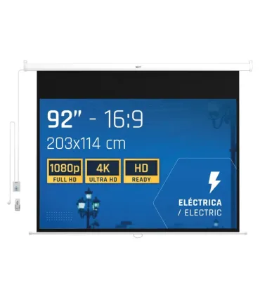 iggual Pantalla eléctrica 16:9 92" 203x114 cm