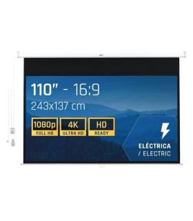 iggual Pantalla eléctrica 16:9 110" 243x137 cm