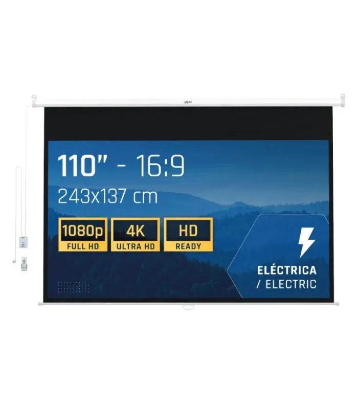 iggual Pantalla eléctrica 16:9 110" 243x137 cm
