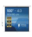 iggual Pantalla eléctrica 1:1 100" 180x180 cm