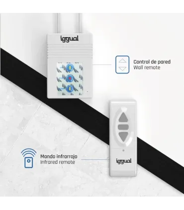 iggual Pantalla eléctrica 4:3 100" 180x180 cm