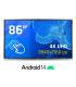 iggual Pantalla interactiva 4K ORCHID 86" Webcam