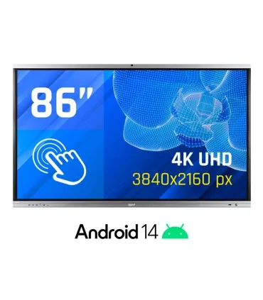 iggual Pantalla interactiva 4K ORCHID 86" Webcam