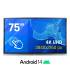 iggual Pantalla interactiva 4K ORCHID 75" Webcam