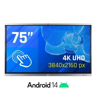 iggual Pantalla interactiva 4K ORCHID 75" Webcam