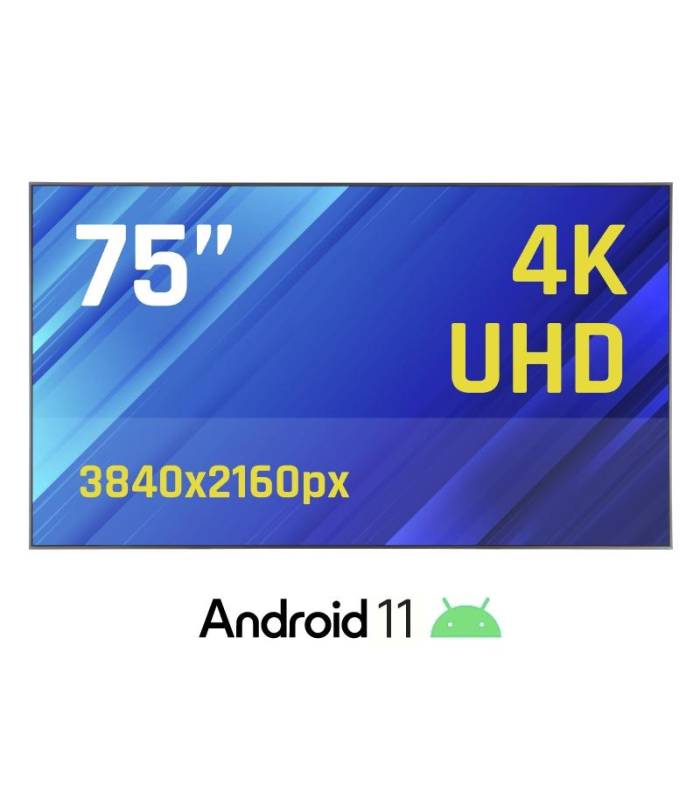 iggual Pantalla se&ntilde;alizaci&oacute;n 4K 75" Alto Brillo