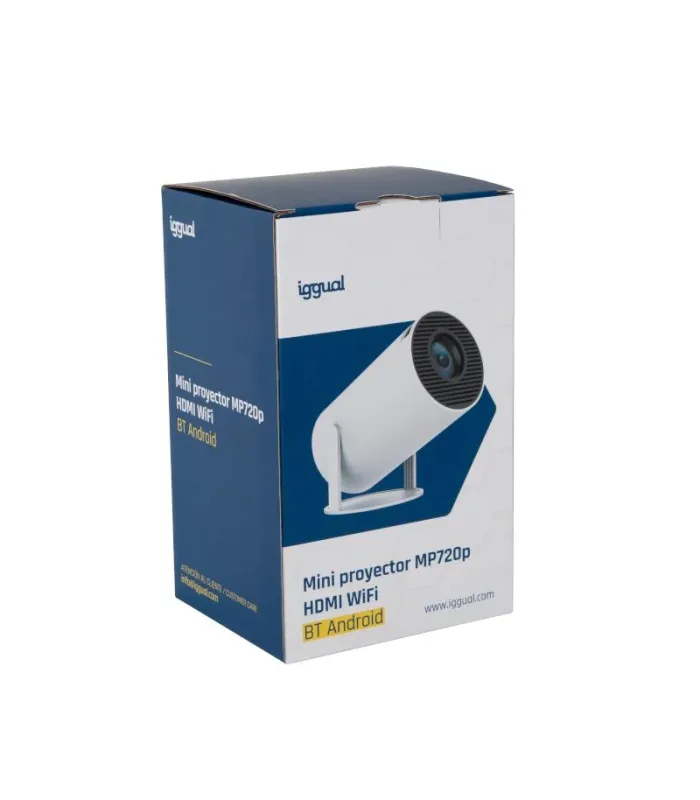 iggual Mini proyector MP720p HDMI WiFi BT Android