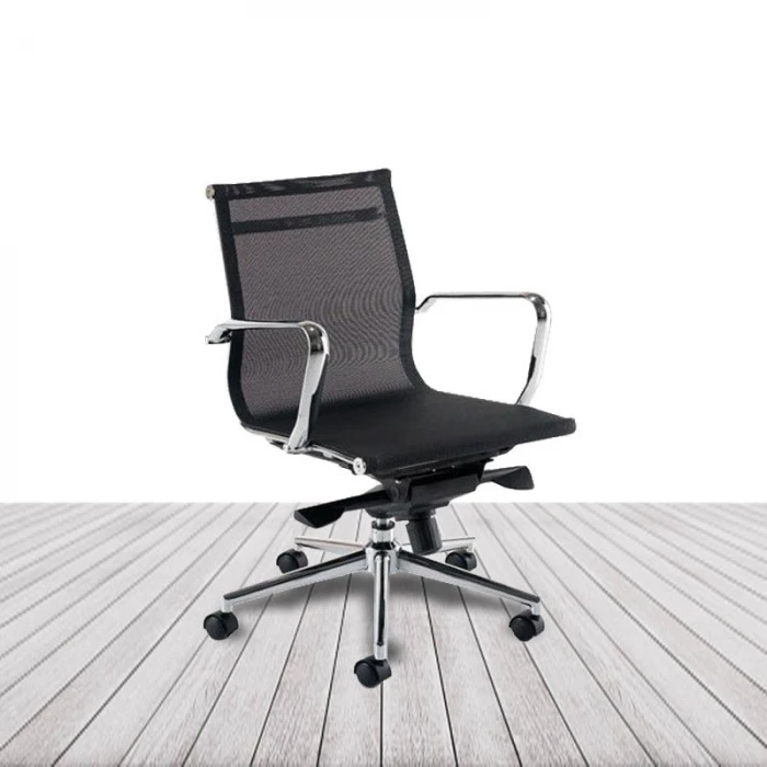 Silla Berlin de Euromof, tejido de malla de respaldo medio. vista 2