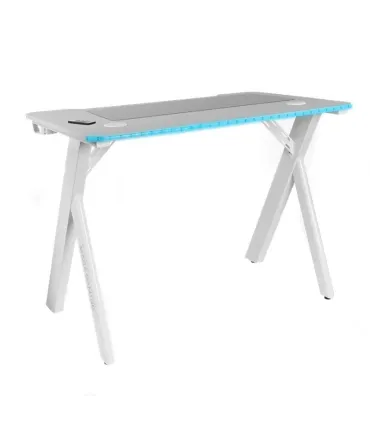 Mars Gaming Escritorio Rgb 100cm alfombri. Blanco