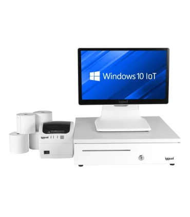 Pack completo TPV blanco 15,6"  N100 30PW EASY80W