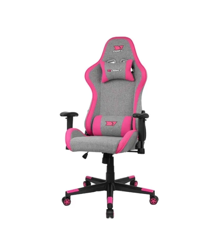 DRIFT Silla Gaming DR90 PRO Gris/Rosa