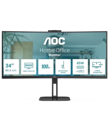 AOC CU34V5C Monitor 27" 2K HDMI USBc MM AA cur