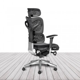 Silla New Ergostone de Euromof, respaldo en tres partes y cabecero. vista 3