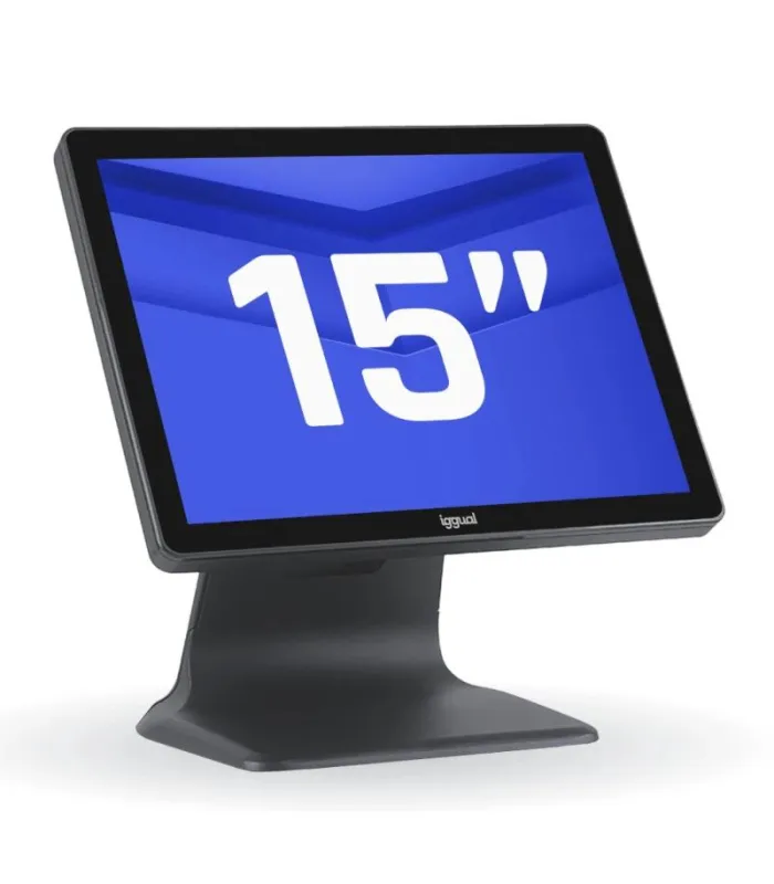 iggual TPV AIO 15" N100 4GB+128GB 6USB WiFi no SO