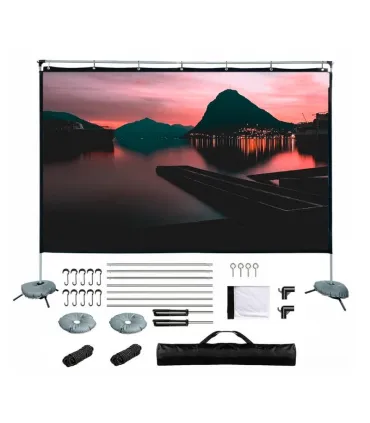 iggual Pantalla exterior portable 120" 265x149 cm