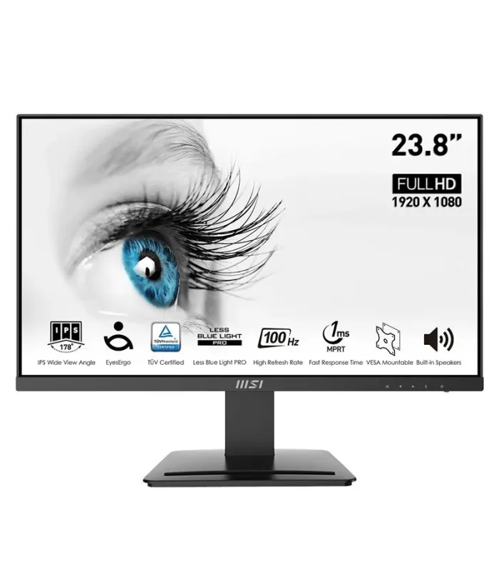 MSI MP243X Monitor 23.8" IPS FHD 100hz HDMI DP MM