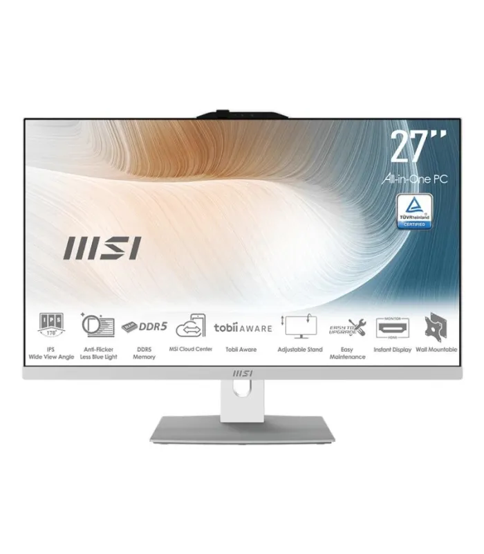 MSI AM272P-1053ES C7-150U 16GB 512 DOS 27" Blanco