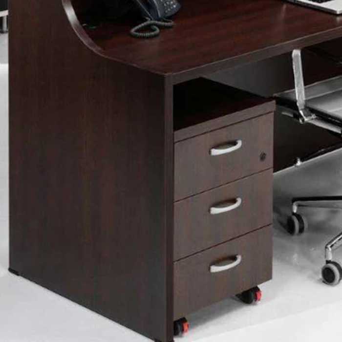 Cajonera Rodante Modelo Dinara, en madera bilaminada. vista 2