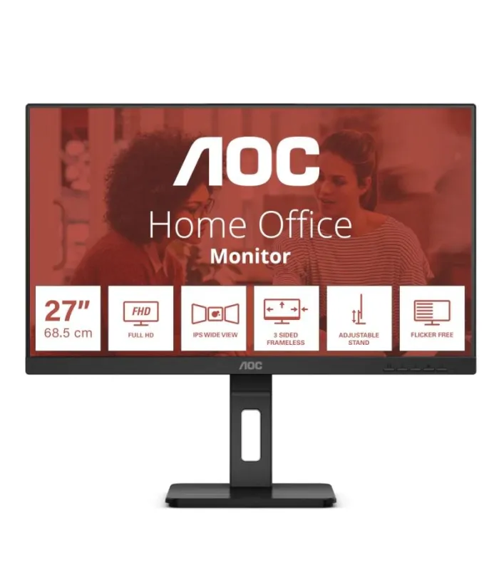 AOC 24E3QAF Monitor 24" IPS FHD 75Mhz  DP MM AA