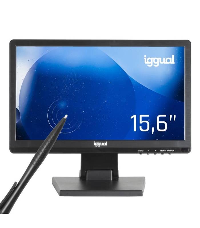 iggual Monitor t&aacute;ctil resistivo 15,6" 16:9 HD+