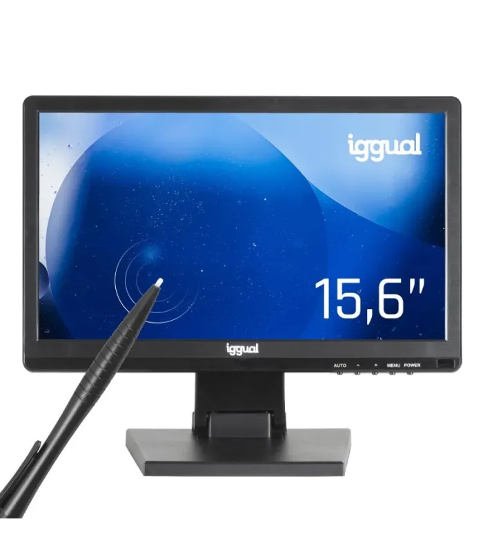 iggual Monitor táctil resistivo 15,6" 16:9 HD+