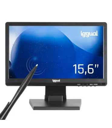 iggual Monitor táctil resistivo 15,6" 16:9 HD+