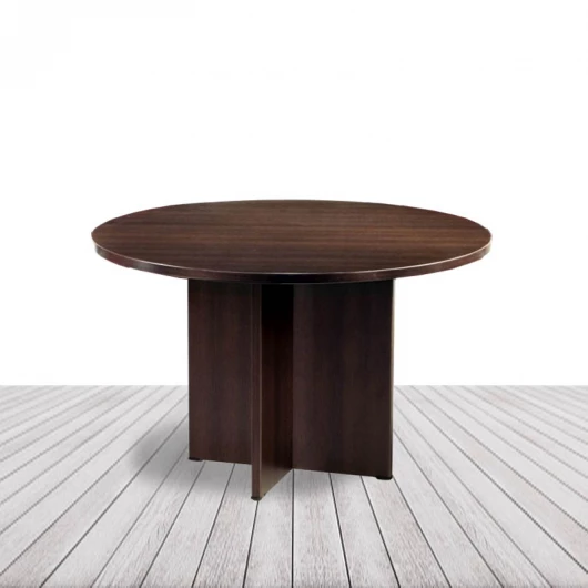 Mesa de Reuniones Redonda base en forma de aspa, Modelo Aconcagua. vista 2