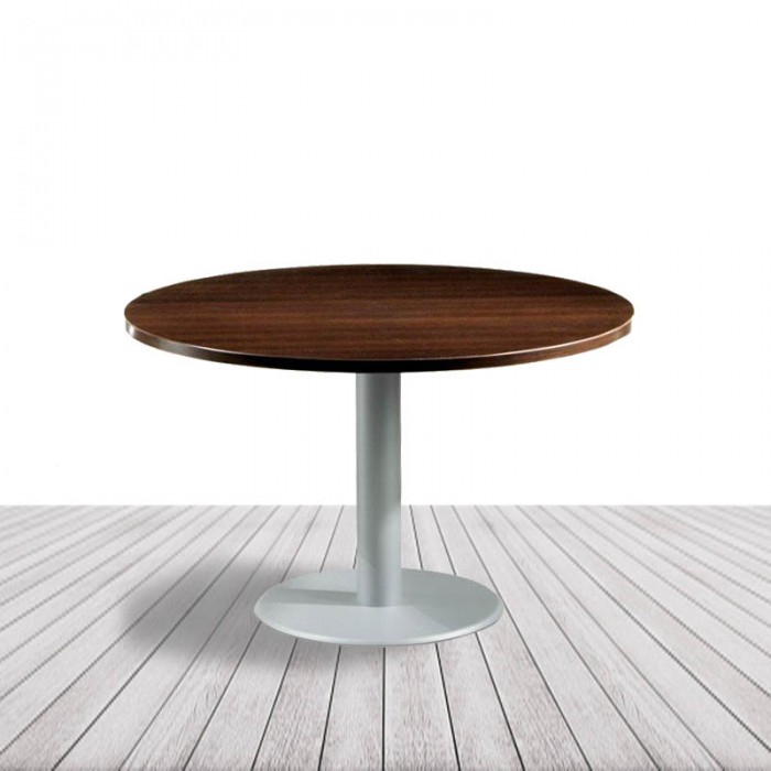 Mesa Reunión Redonda con base cilíndrica Modelo Aconcagua. vista 2