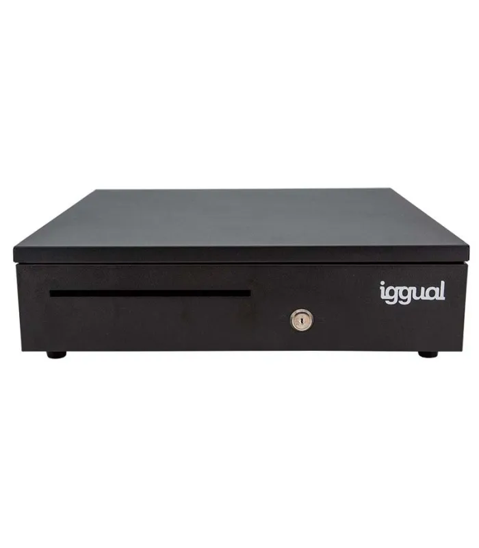 iggual Cajón Portamonedas IRON-35 42cm 5+6 negro