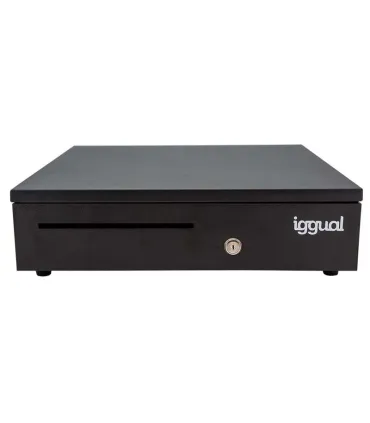 iggual Cajón Portamonedas IRON-35 42cm 5+6 negro