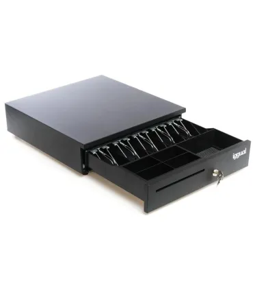 iggual Cajón Portamonedas IRON-35 42cm 5+6 negro