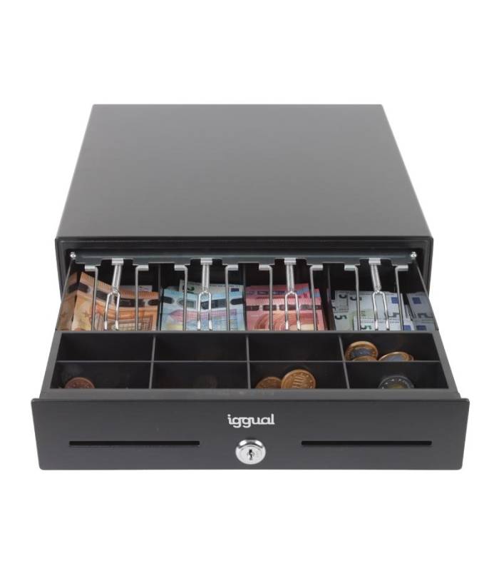 iggual Caj&oacute;n Portamonedas IRON-XS 33cm 4+8 negro