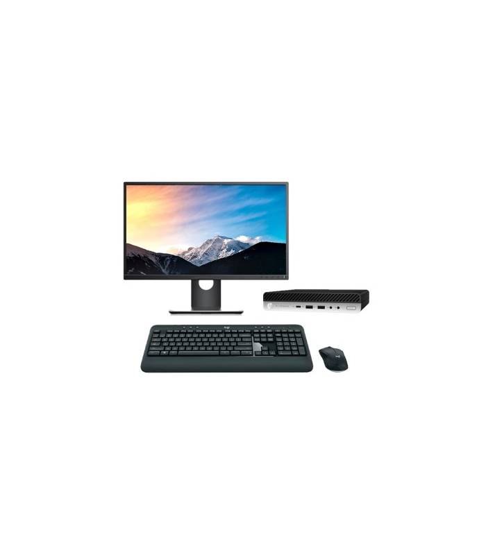 HP EliteDesk 800 G3 Mini PC Core i5 6500T 2.5 GHz | LCD | 8 GB | 240 SSD | WIFI | TEC. Y RAT&Oacute;N INAL&Aacute;MBRICO| DP