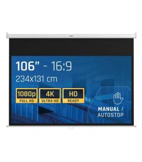 iggual Pantalla manual 16:9 106" 234x131 cm