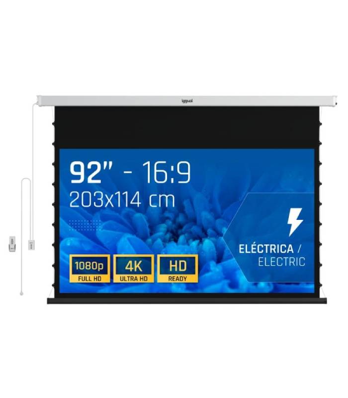 iggual Pantalla el&eacute;c tensionada 16:9 92" 203x114cm